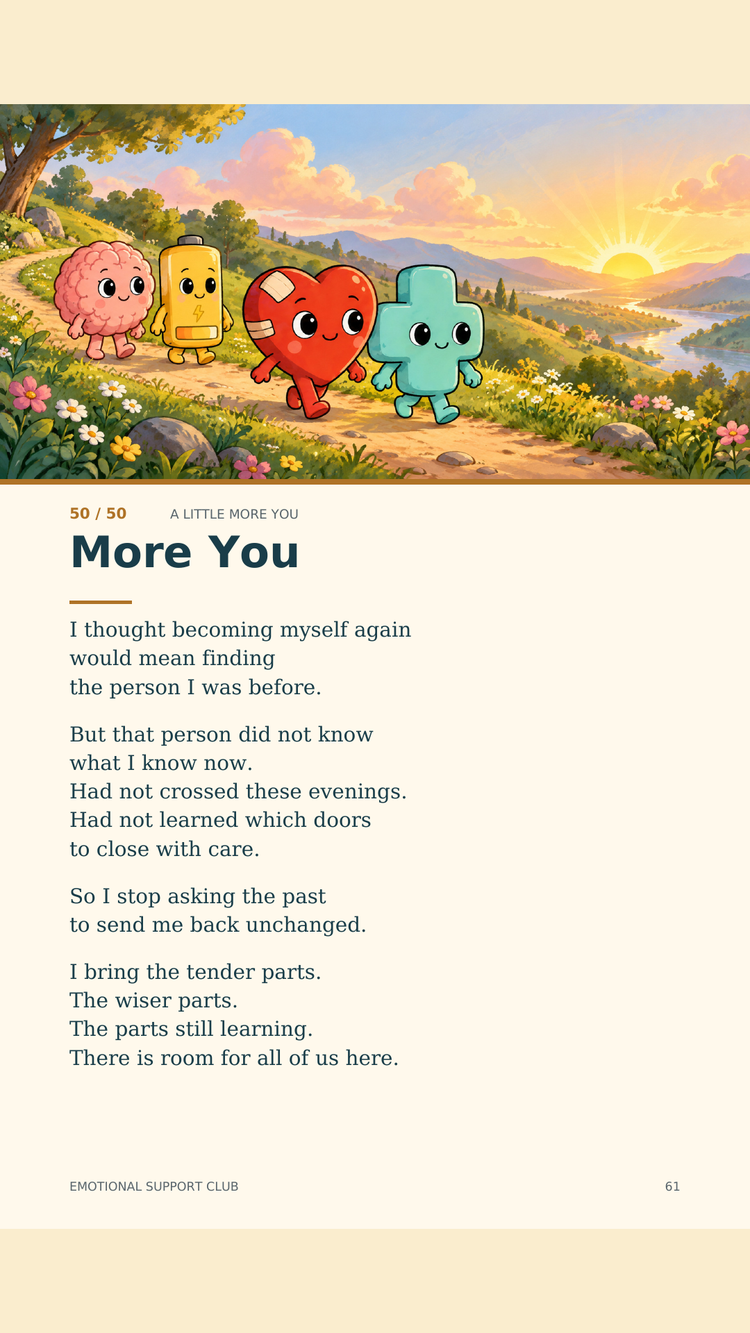 50 Emotional Support Poems From the Heart (Illustrated Ebook)