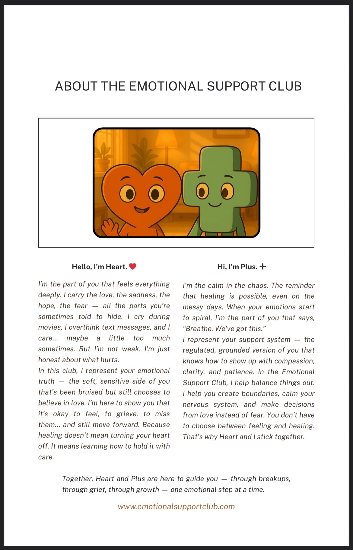 Emotional Support Club: Surviving The Breakup – A Healing Guidebook To Help You Let Go, Move On, and Rebuild