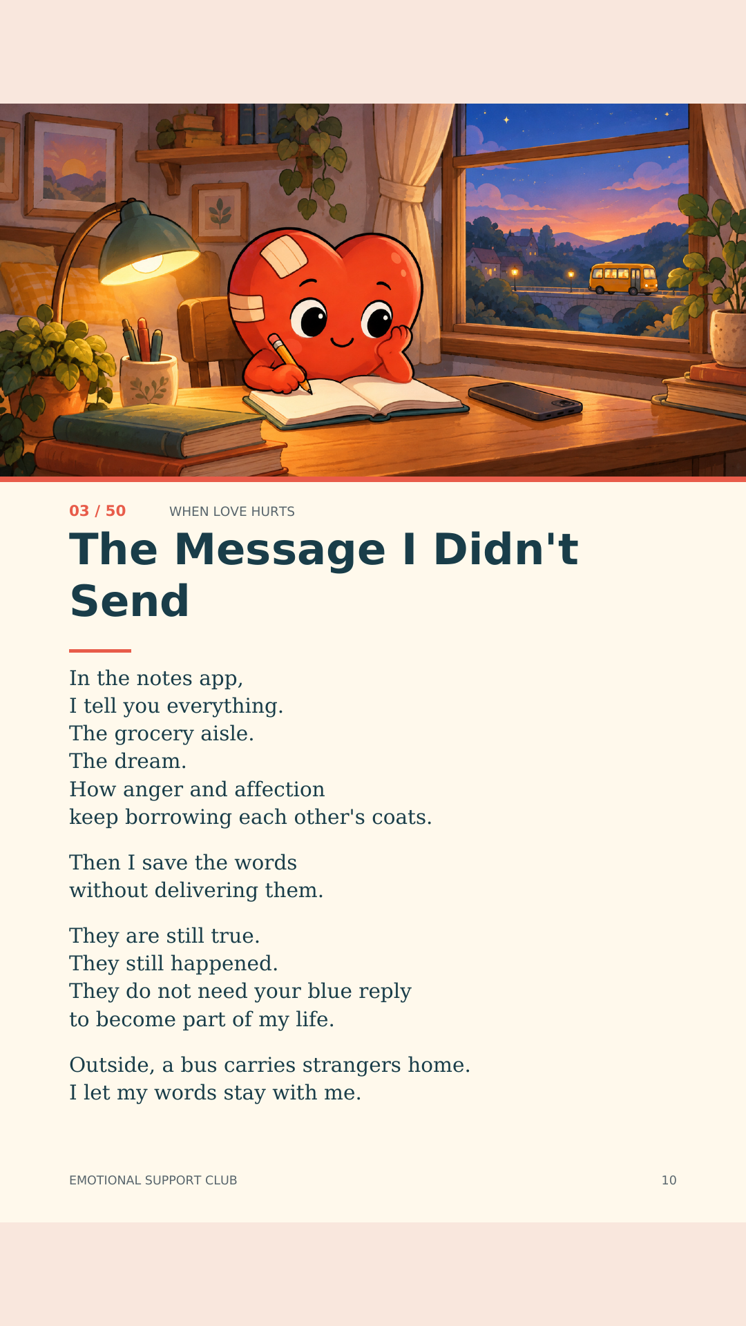 50 Emotional Support Poems From the Heart (Illustrated Ebook)