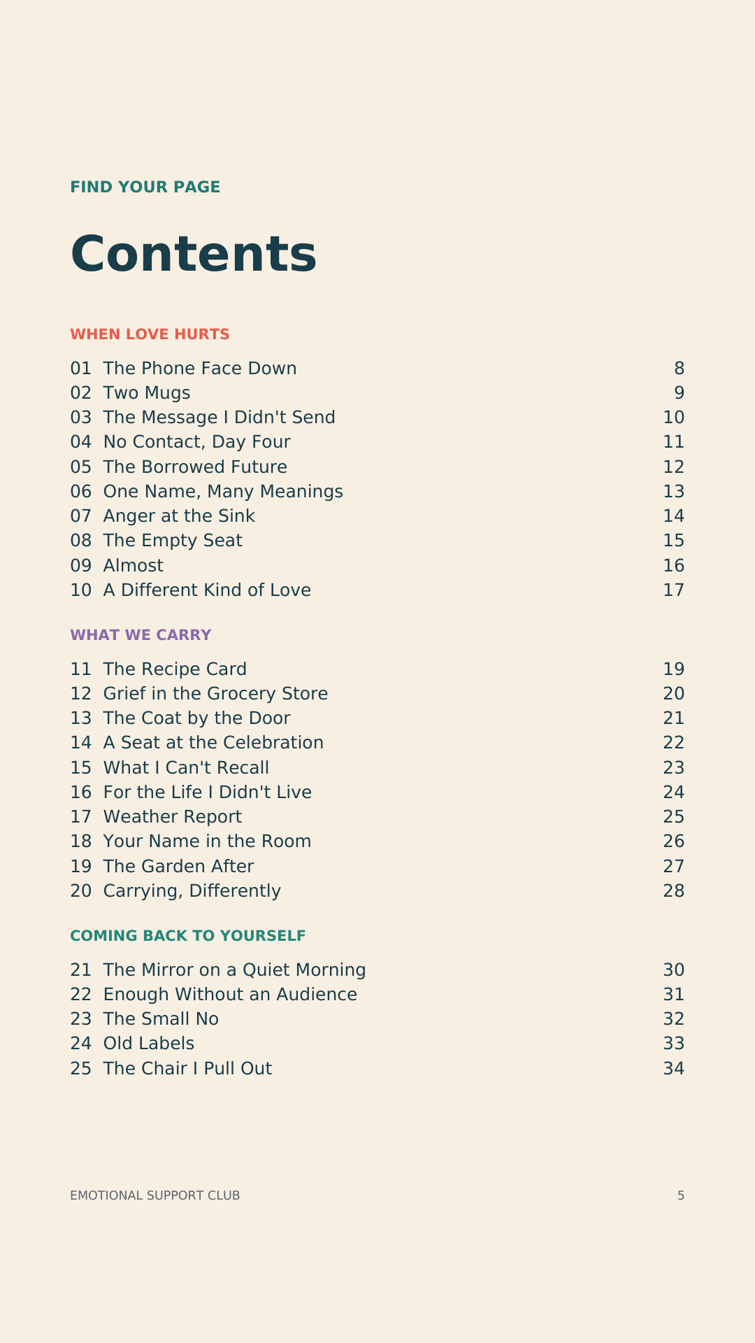 50 Emotional Support Poems From the Heart (Illustrated Ebook)