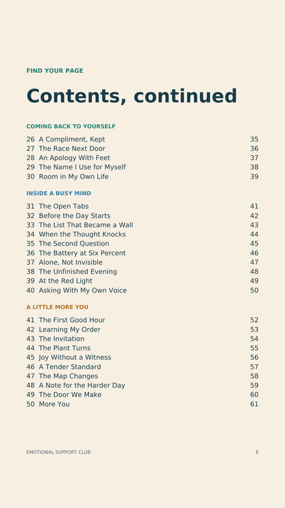 50 Emotional Support Poems From the Heart (Illustrated Ebook)