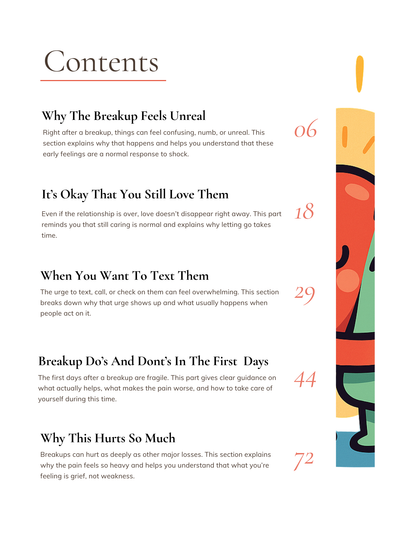 The First 7 Days After a Breakup | Emotional Support Starter Guide (ebook)