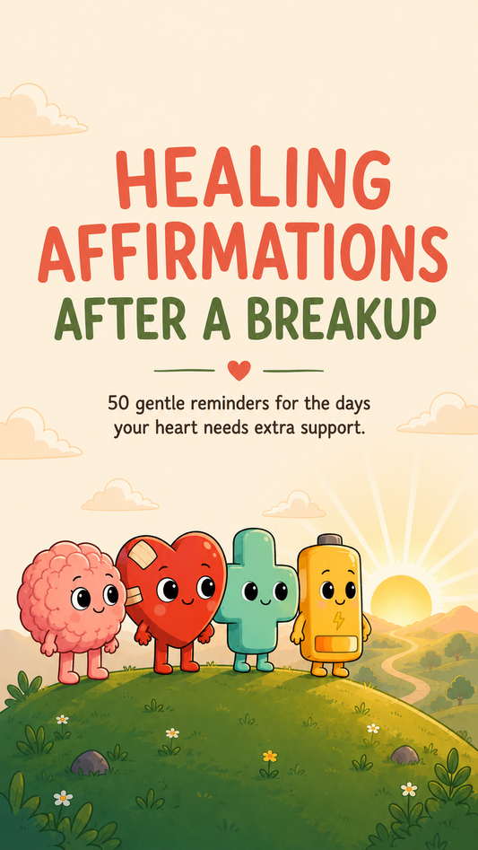 Healing Affirmations After a Breakup: 50 Gentle Reminders for Healing and Moving Forward (eBook)