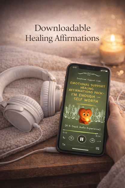 Emotional Support Healing Affirmations Pack| I’m Enough — Self-Worth