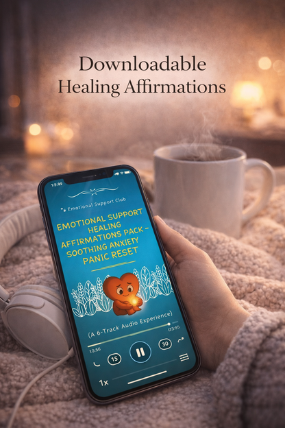 Emotional Support Healing Affirmations Pack| Soothing Anxiety & Panic Reset