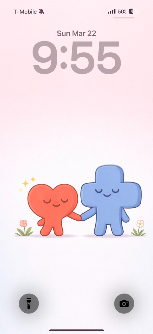 The Heart & Plus Pack – Healing Wallpapers